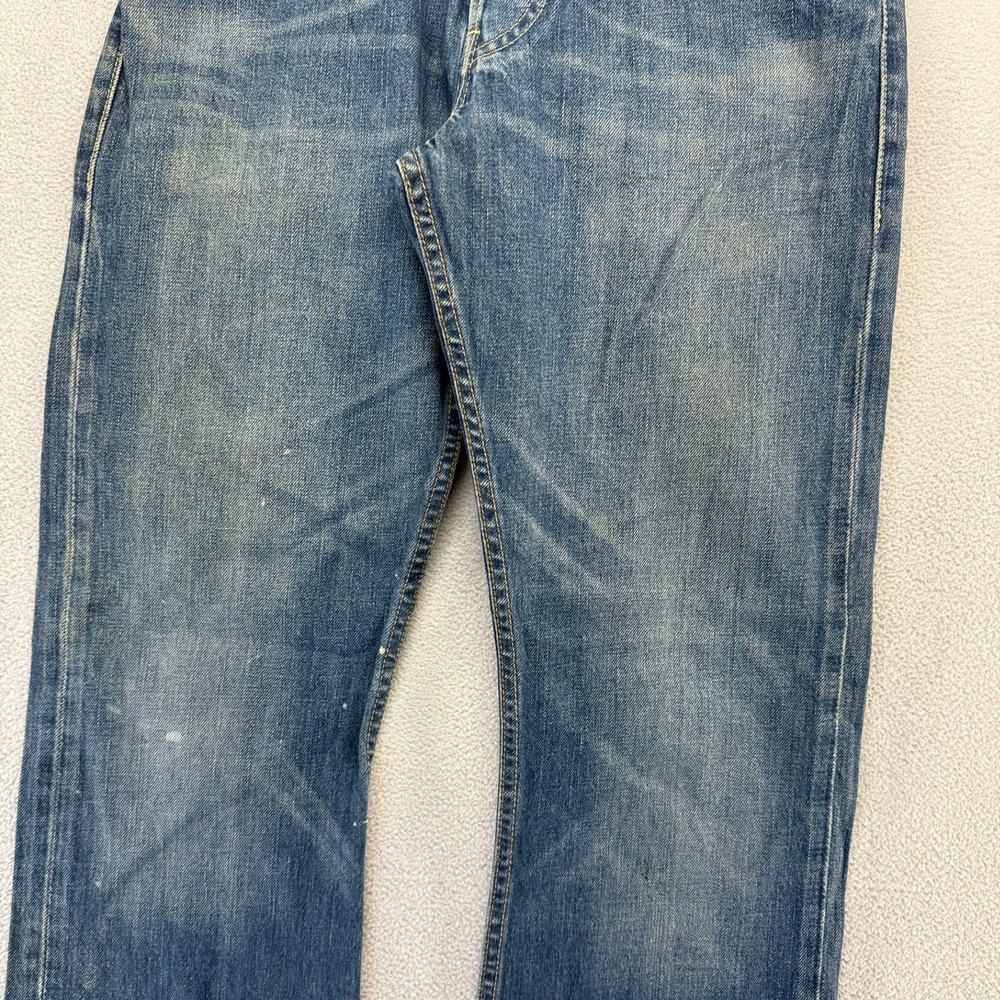 Vintage Levis Jeans Mens 30x34 Blue 512 Bootcut Denim Whisker Faded Baggy y2k - Picture 3 of 12